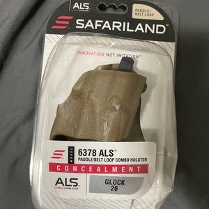 6378 ALS® CONCEALMENT PADDLE HOLSTER W/ BELT LOOP FOR GLOCK 26 (RH)